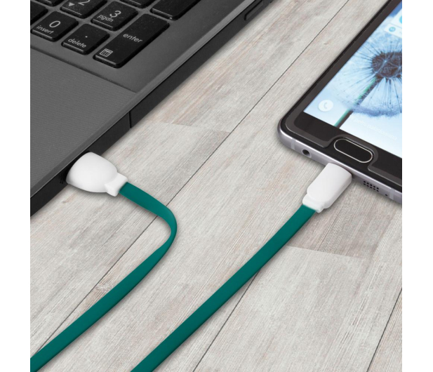 ARKAS USB-MICRO USB 3M Zielony - 1427011 - zdjęcie